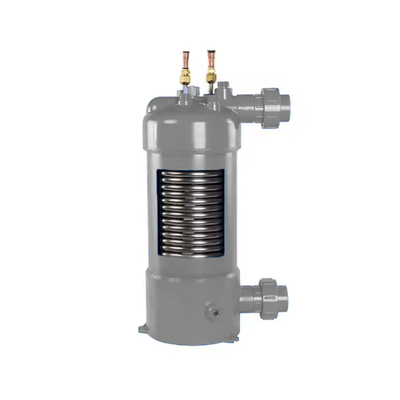 Πυροβολημένος τύπου PVC τύπου Titanium Evaporator Coil τύπου Titanium Shell και Tube Heat Exchanger